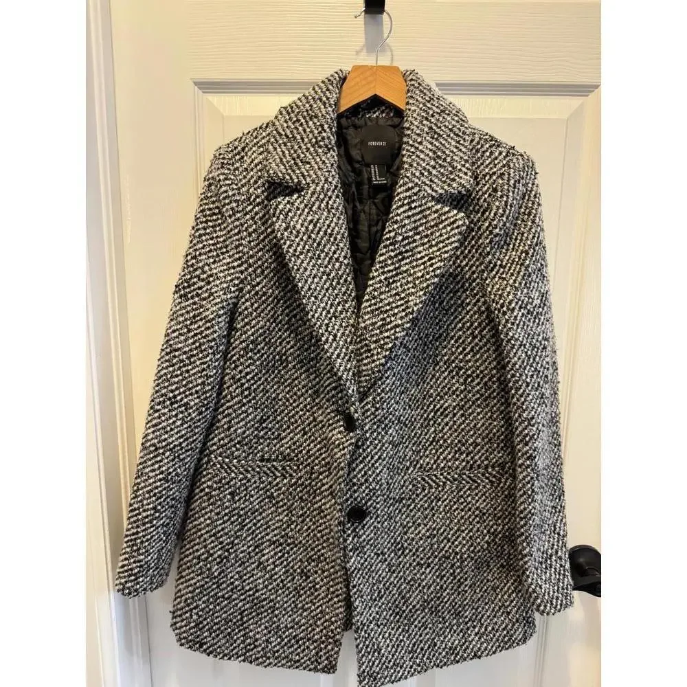Forever 21 Women's‎ Tweed Jacket SZ Medium